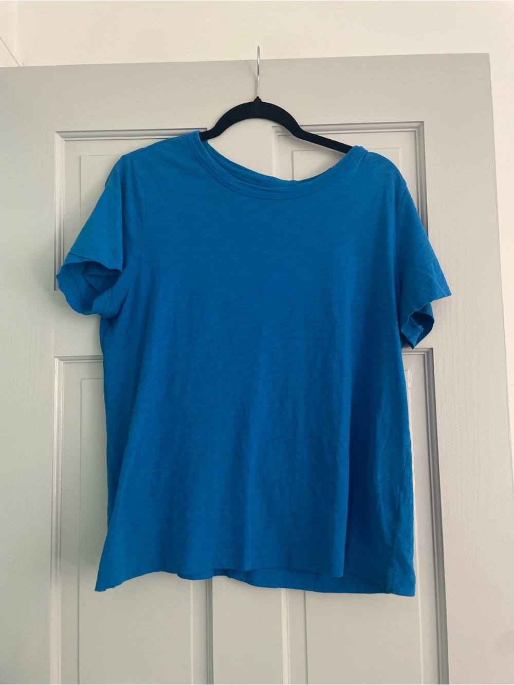 LOFT Classic Blue Crew Neck Short Sleeve Tee